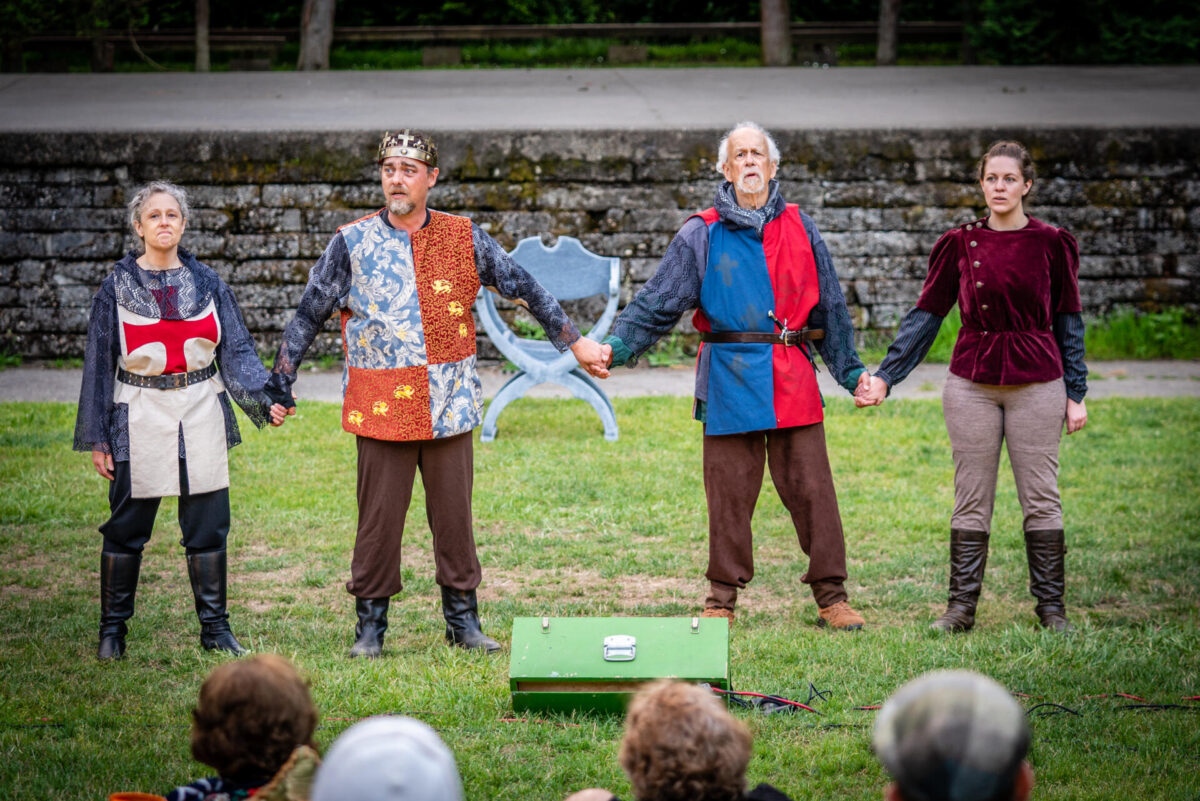 Meredith Armstrong, Matthew Gilbert, David S. Klein, Olivia Ockey. Photo by Jennifer Crooks