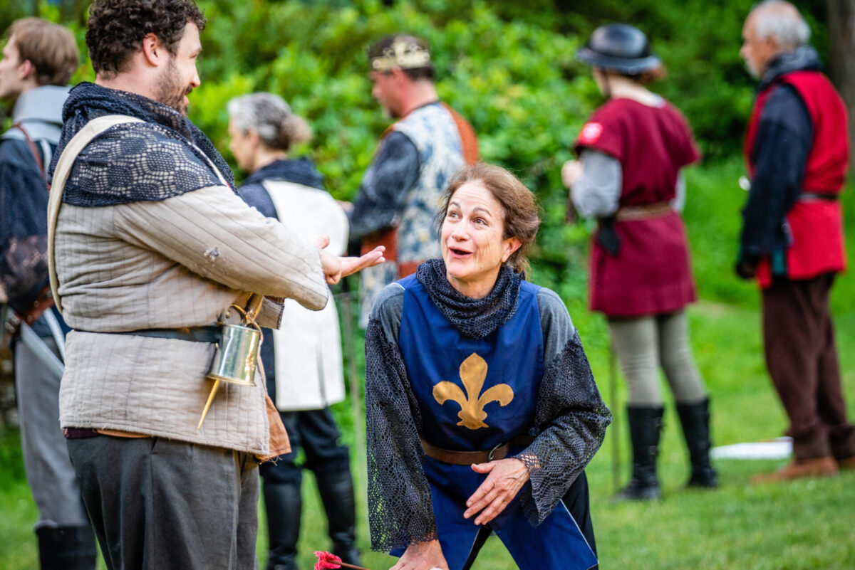 The cast of Henry V. Photo by Jennifer Crooks