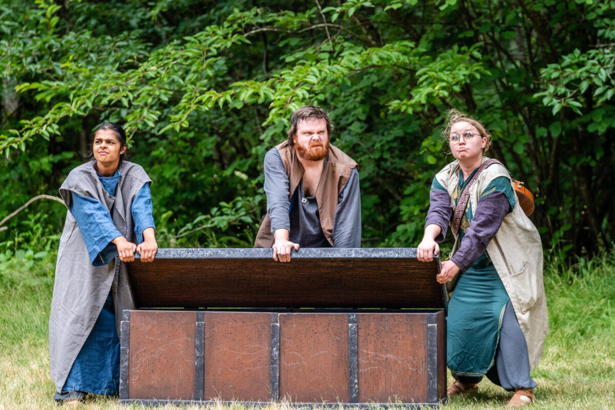 Akhila Narayanan, Jonathan Swindle, Rachel Ruby Squires. Photo by Jennifer Crooks.