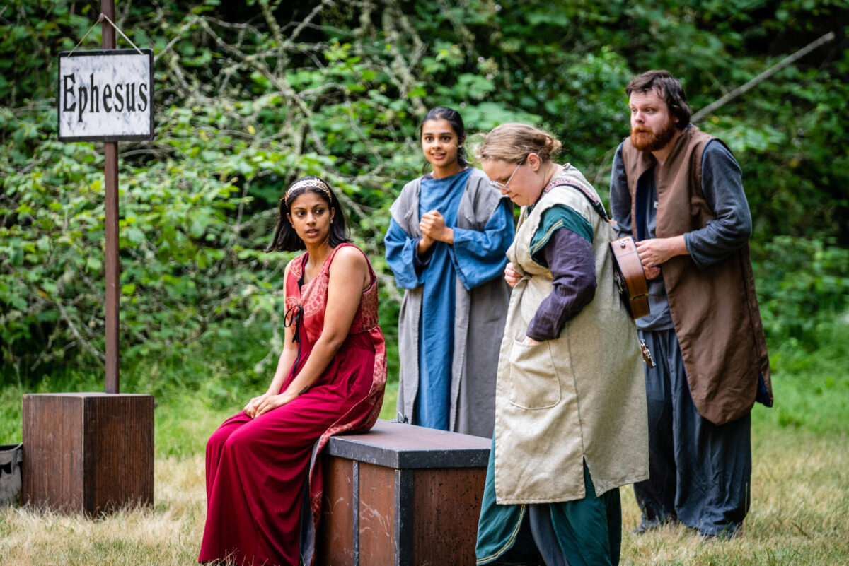 Esha More, Akhila Narayanan, Rachel Ruby Squires, Jonathan Swindle. Photo by Jennifer Crooks.