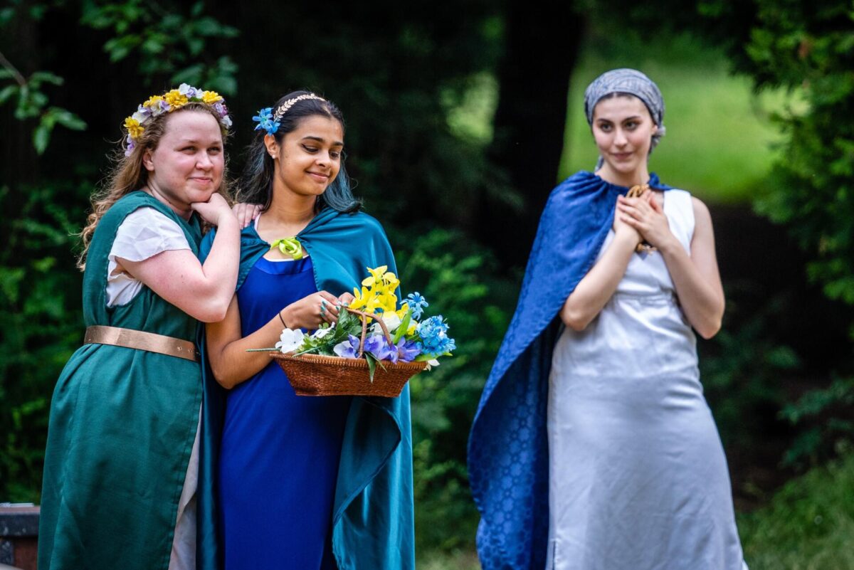 Rachel Ruby Squires, Akhila Narayanan, Jasmine Harrick. Photo by Jennifer Crooks.